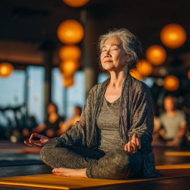 Йога для пожилых людей - гармония тела и разума